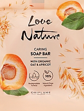 Мыло "Овес и абрикос" - Oriflame Love Nature Soap — фото N1