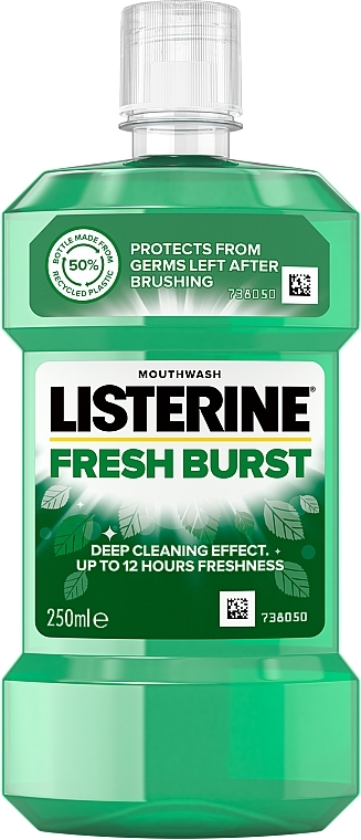 Ополіскувач для порожнини рота "Сильні зуби, здорові ясна" - Listerine Fresh Burst Mouthwash