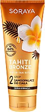 Духи, Парфюмерия, косметика Лосьон автозагар для тела - Soraya Tahiti Bronze 2 Step Lotion for Dark Skin