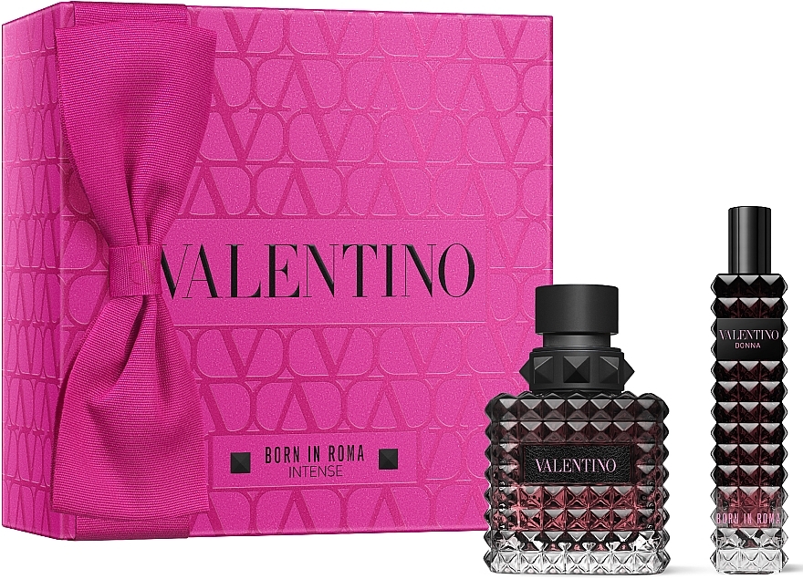 Valentino Born in Roma Donna Intense - Набор (edp/50ml + edp/15ml) — фото N1