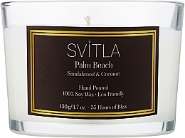 Ароматическая свеча "Палм Бич" - Svitla Palm Beach — фото N1
