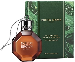 Парфумерія, косметика Molton Brown Re-Charge Black Pepper Festive Bauble - Гель для душу