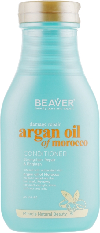 Восстанавливающий кондиционер для поврежденных волос с Аргановым маслом - Beaver Professional Damage Repair Argan Oil of Morocco Conditioner
