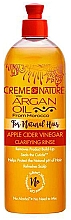 Парфумерія, косметика Ополіскувач з яблучним оцтом - Creme Of Nature Argan Oil Apple Cider Vinegar Rinse