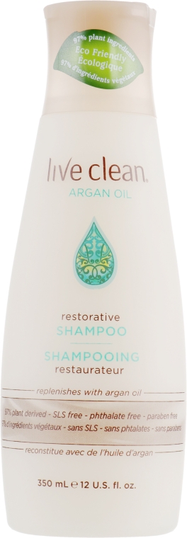 Шампунь укрепляющий с аргановым маслом - Live Clean Argan Oil Restorative Shampoo