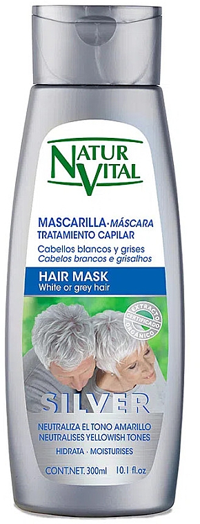 Маска для світлого волосся - Naturaleza Y Vida Silver Mask — фото N1