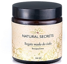 Духи, Парфюмерия, косметика Питательное масло для тела, без запаха - Natural Secrets Body Oil
