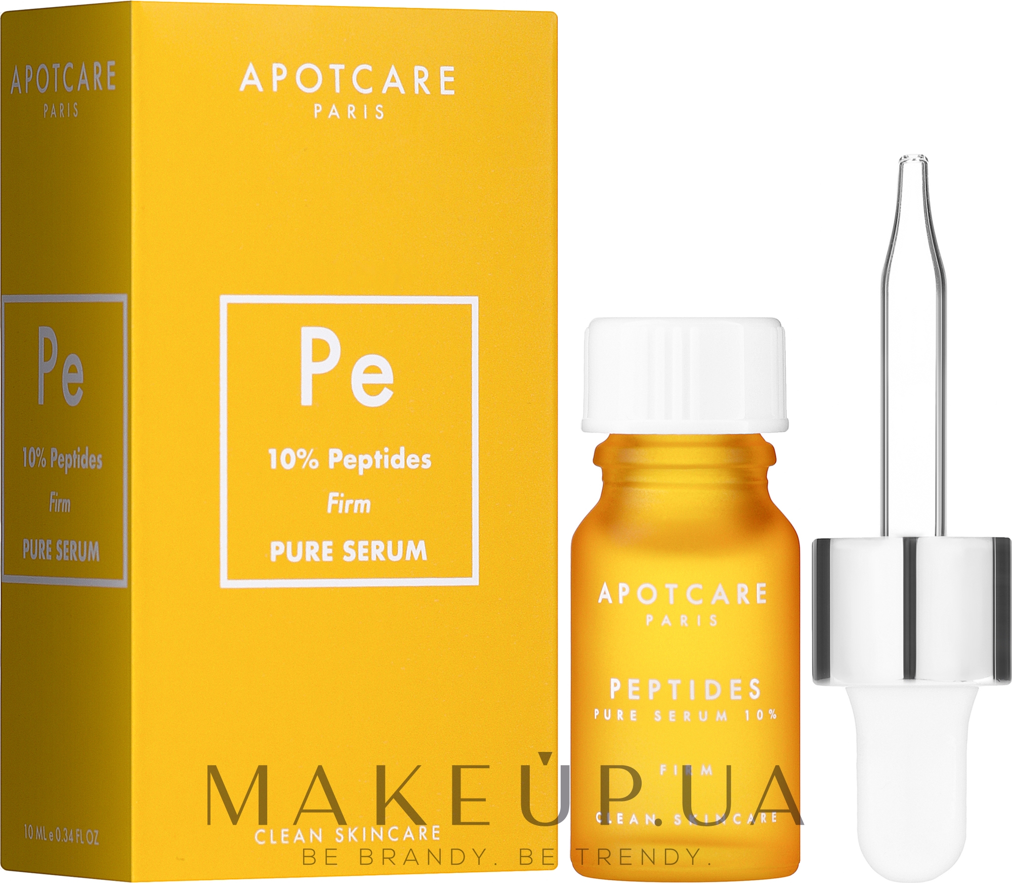 Сыворотка для лица - Apot.Care Peptides Pure Serum 10% Firm Clean Skincare — фото 10ml