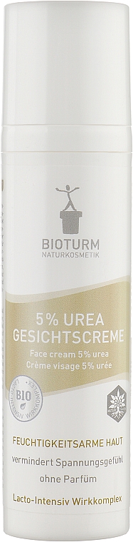 Крем з 5% сечовиною для обличчя - Bioturm Face Cream with 5% Urea Nr.7 — фото N1