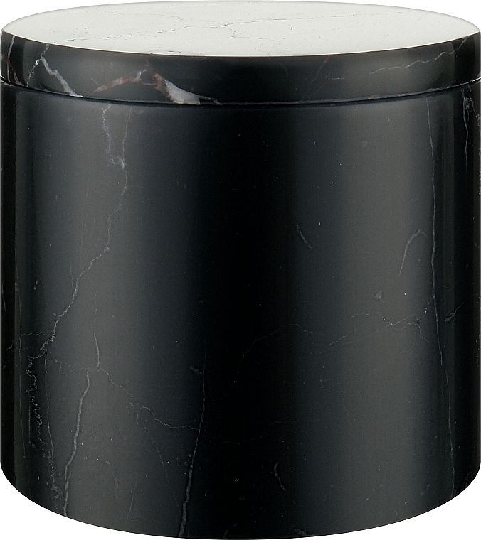 Емкость косметическая, черный мрамор - Q-Bath Pure Natural — фото N1