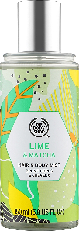 Спрей для волос и тела «Лайм и матча» - The Body Shop Lime & Matcha Hair & Body Mist — фото N1