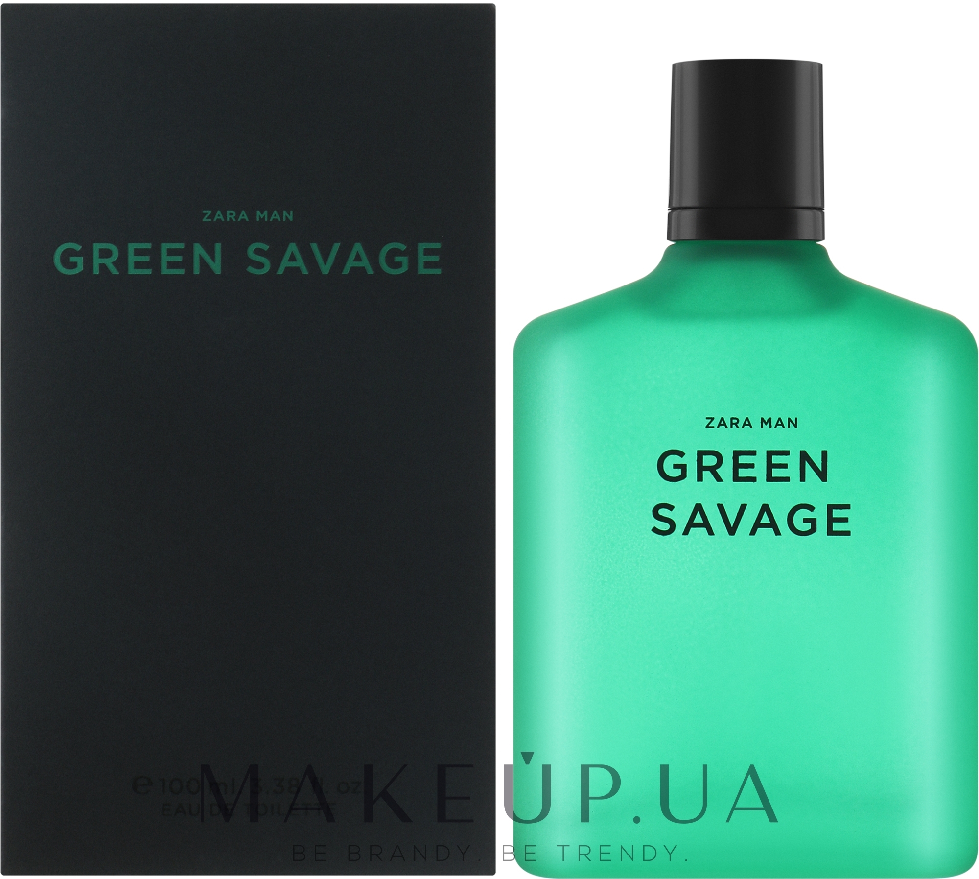 Zara Man Green Savage - Туалетна вода — фото 100ml