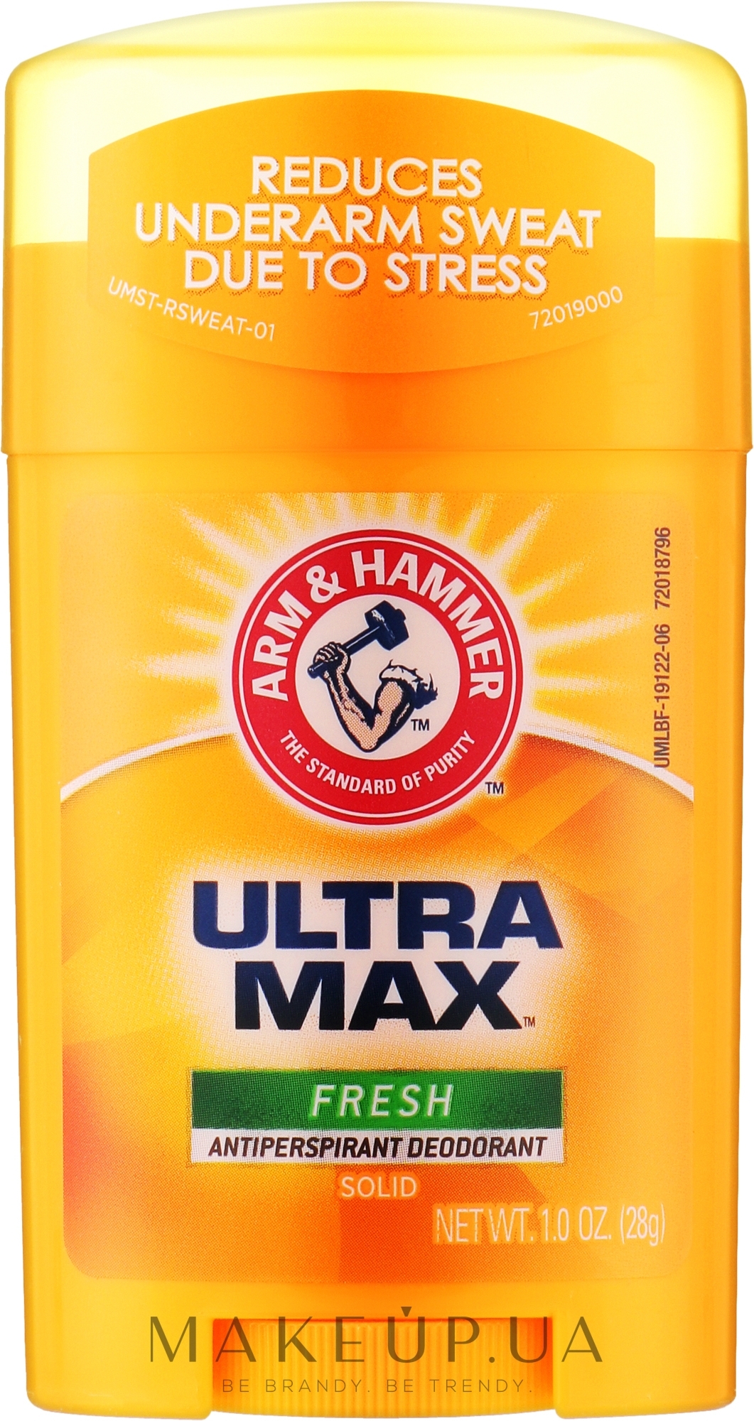 Твердий дезодорант - Arm & Hammer Ultra Max Antiperspirant & Doodorant Invisible Solid Powder Fresh — фото 28g