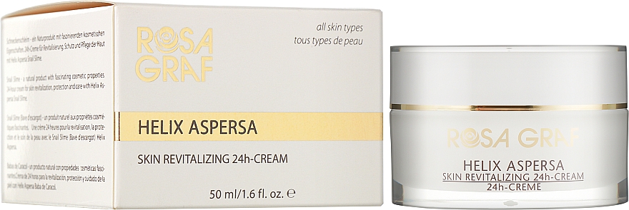Ревитализирующий крем с улиточным секретом - Rosa Graf Helix Aspersa Skin Revitalising 24h Cream — фото N2