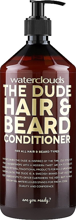 Кондиціонер для волосся й бороди - Waterclouds The Dude Hair And Beard Conditioner — фото N1