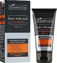 Зволожуючий крем проти ознак втоми - Bіelenda For Men Only Extra Energy Moisturizing Cream Against Signs Of Fatigue — фото N1