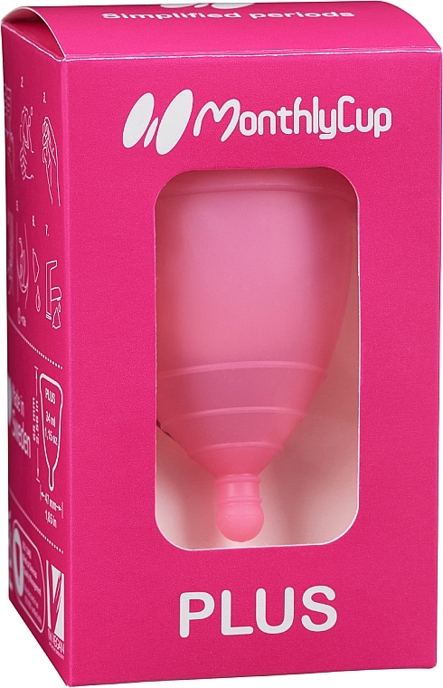Менструальная чаша, большая - Menskopp Intimate Care Plus — фото N3