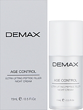 Ночной заполнительный лифтинг-крем с пептидами - Demax Age Control Ultra-Lifting Night Cream Peptide Filler — фото N2