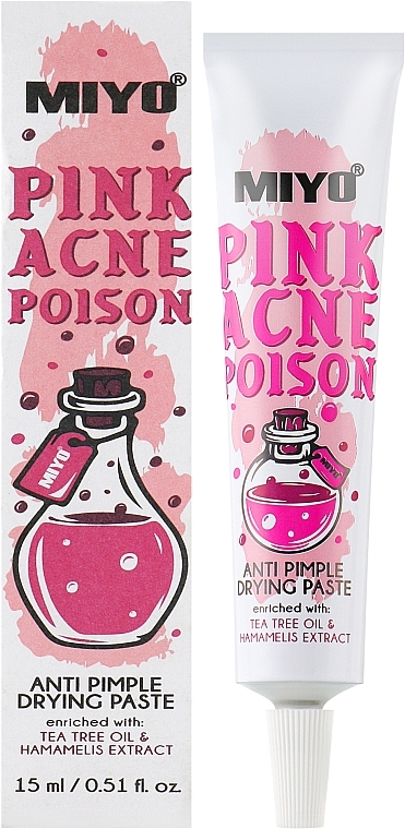 Паста для шкіри обличчя, схильної до акне - Miyo Pink Acne Poison — фото N2