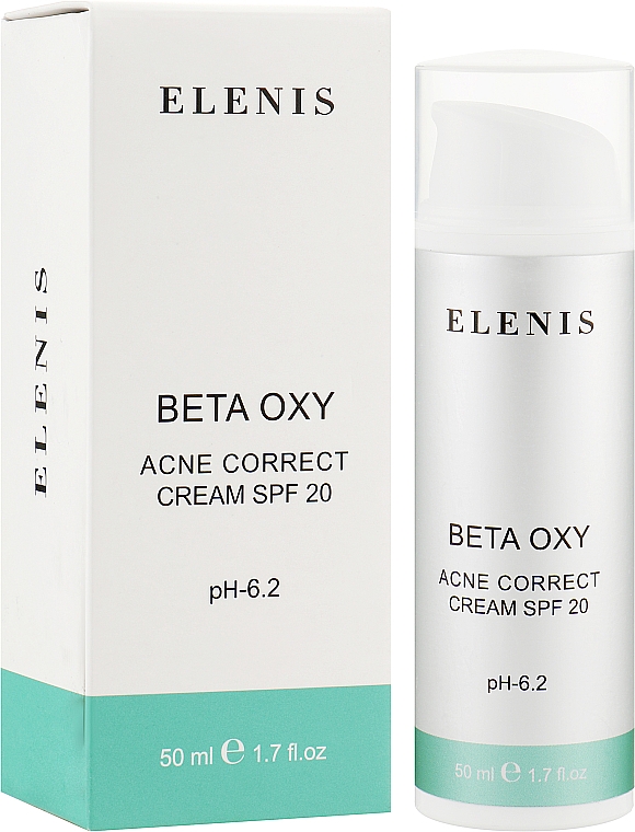 Крем-флюид матирующий - Elenis Beta Oxy System Acne Correct Cream SPF20 — фото N2