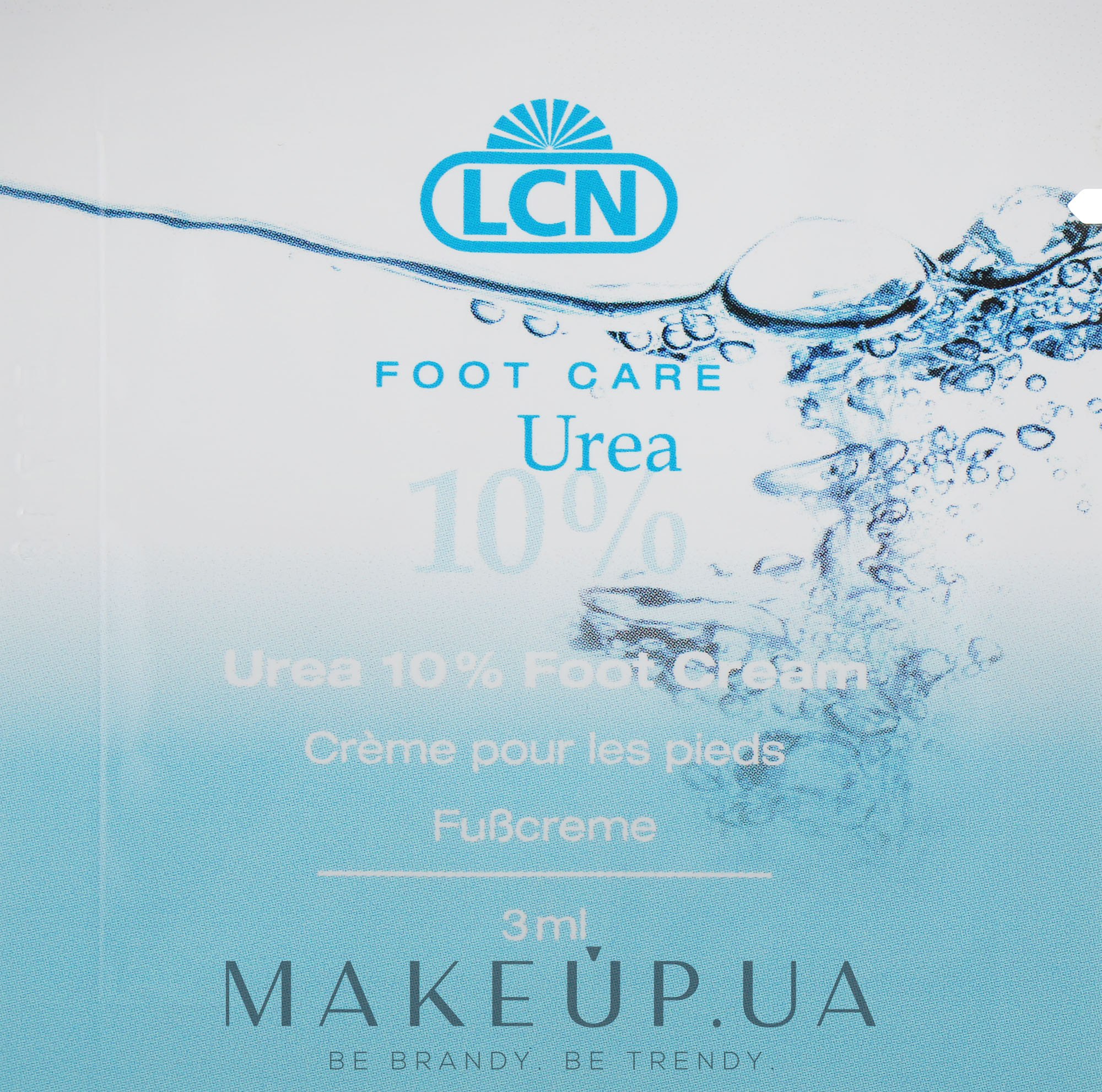 Зволожувальний крем для ніг - LCN Urea 10% Foot Cream (пробник) — фото 3ml