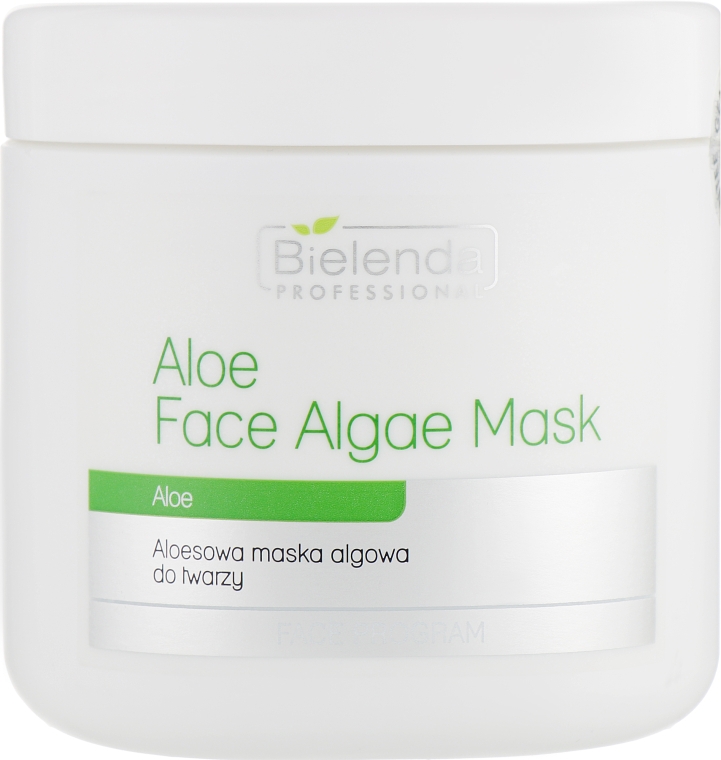 Альгінатна маска для обличчя, з алое - Bielenda Professional Face Algae Mask with Aloe — фото N1