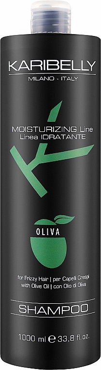 Увлажняющий шампунь с оливковым маслом - Karibelly Oliva Moisturing Shampoo — фото N2