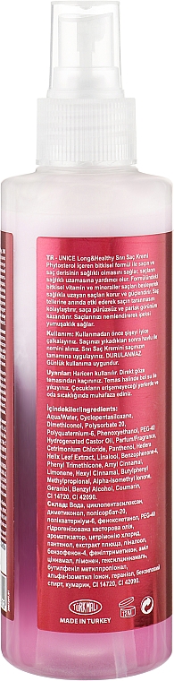 Жидкий кондиционер для волос - Unice Long & Healthy Liquid Hair Conditioner — фото N2
