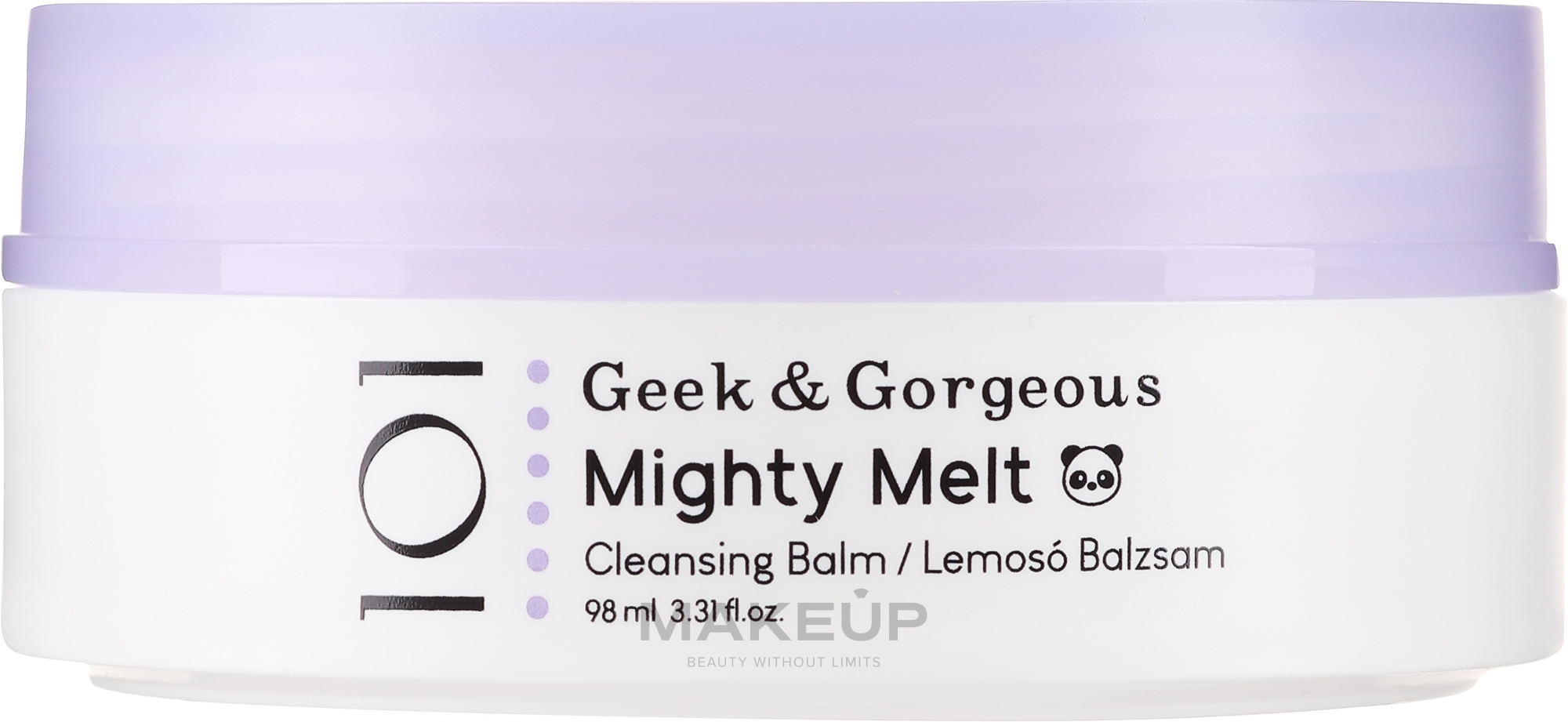 Очищувальний бальзам для обличчя - Geek & Gorgeous Mighty Melt Cleansing Balm — фото 98ml
