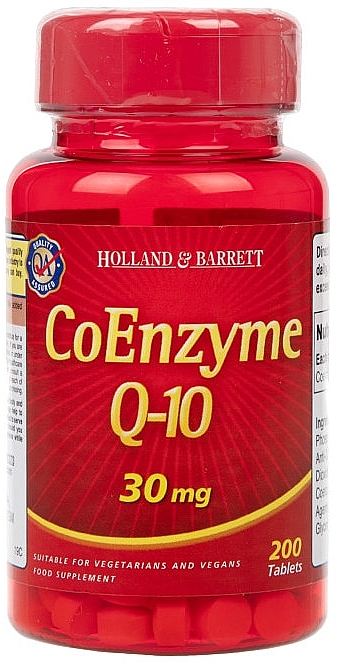 Пищевая добавка "Коэнзим Q10" - Holland & Barrett CoEnzyme Q-10 30mg — фото N1