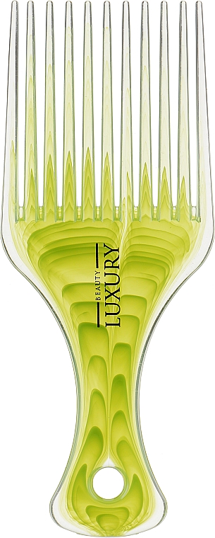 Гребінь для волосся, HC-7012, зелений - Beauty LUXURY