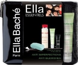 Духи, Парфюмерия, косметика Набор "Глубокое очищение" - Ella Bache Ella Essentiels Anti Blemishes (bar/100g + demaq/60ml + cr/15ml + serum/3ml + bag)