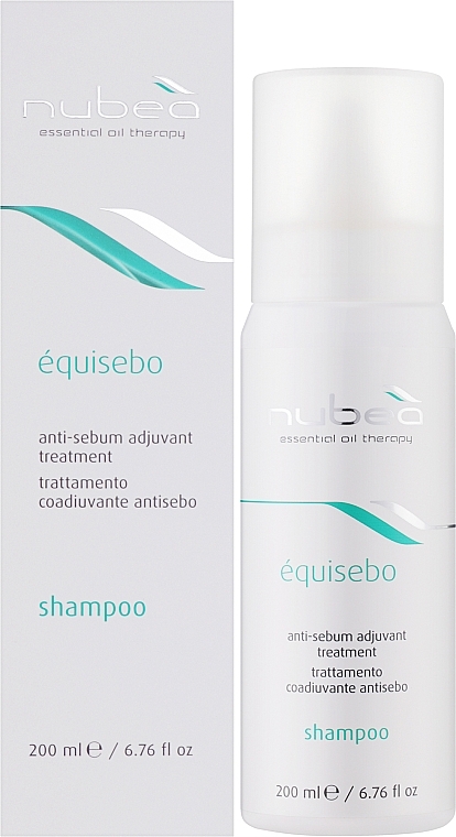 Себорегулюючий шампунь для волосся - Nubea Equisebo Anti-Sebum Adjuvant Shampoo — фото N2