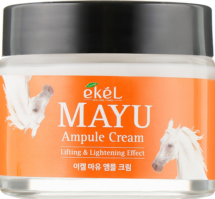 Ампульный крем для лица с конским жиром - Ekel Horse Ampule Cream — фото N2