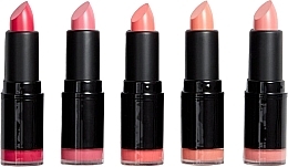 Парфумерія, косметика Набір з 5 помад для губ - Revolution Pro Lipstick Collection Matte Pinks