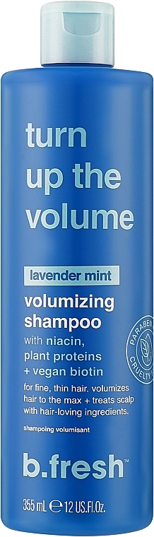 Шампунь для волос - B.fresh Turn Up The Volume Shampoo — фото N1