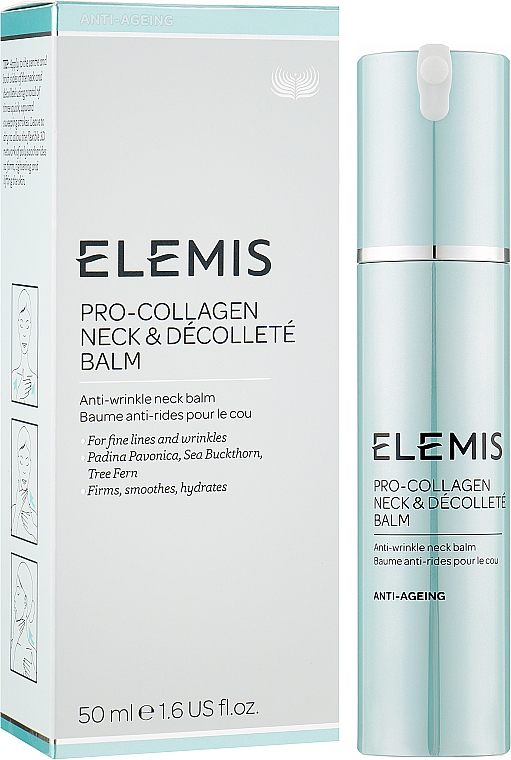 Бальзам для шиї та декольте - Elemis Pro-Collagen Neck & Decollete Balm — фото N2
