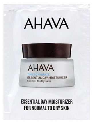 ПОДАРУНОК! Крем зволожувальний для нормальної та сухої шкіри - Ahava Time To Hydrate Essential Day Moisturizer Normal to Dry Skin (пробник) — фото N1