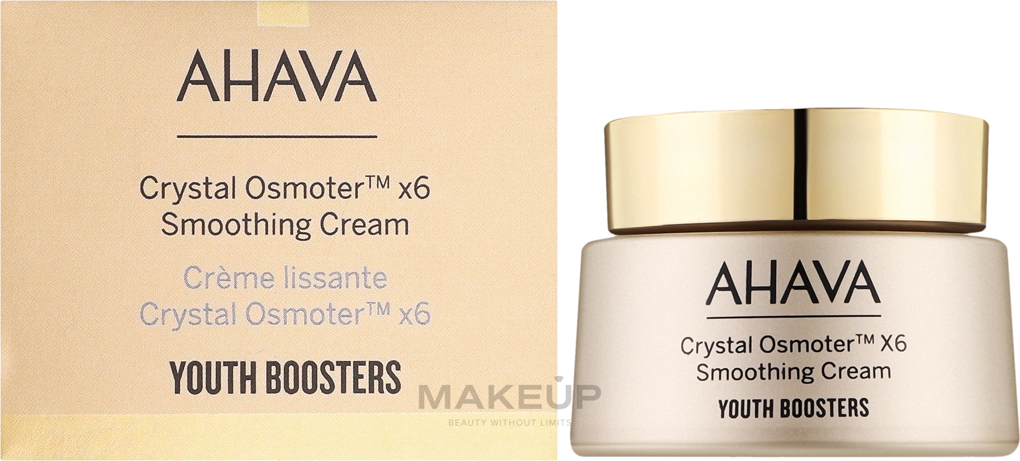 Розгладжувальний крем для обличчя - Ahava Crystal Osmoter X6 Smoothing Cream — фото 50ml