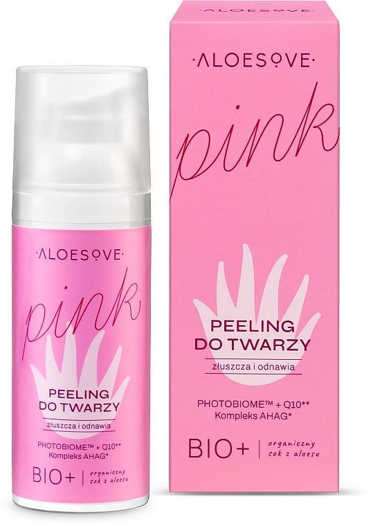 Пілінг для обличчя - Aloesove Pink Facial Peeling — фото N3