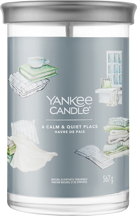 Ароматична свічка на підставці "Спокійне і тихе місце", 2 ґноти - Yankee Candle A Calm & Quiet Place Tumbler — фото N1
