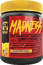 Предтренировочный комплекс "Ананас" - Mutant Madness Pineapple Passion Pre-Workout — фото N1