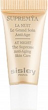 Комплексный ночной крем-сыворотка с омолаживающим эффектом - Sisley Supremya At Night The Supreme Anti-Aging Skin Care (пробник) — фото N2