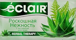 Мыло туалетное "Роскошная нежность с экстрактом алоэ вера" - Eclair Herbal Therapy — фото N1