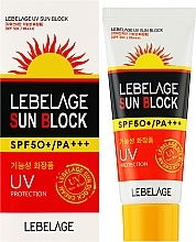 Сонцезахисний крем - Lebelage UV Sun Block Cream SPF50+ — фото N2