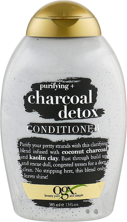 Кондиционер для волос "Детокс" - OGX Purifying+Charcoal Detox Conditioner — фото N1