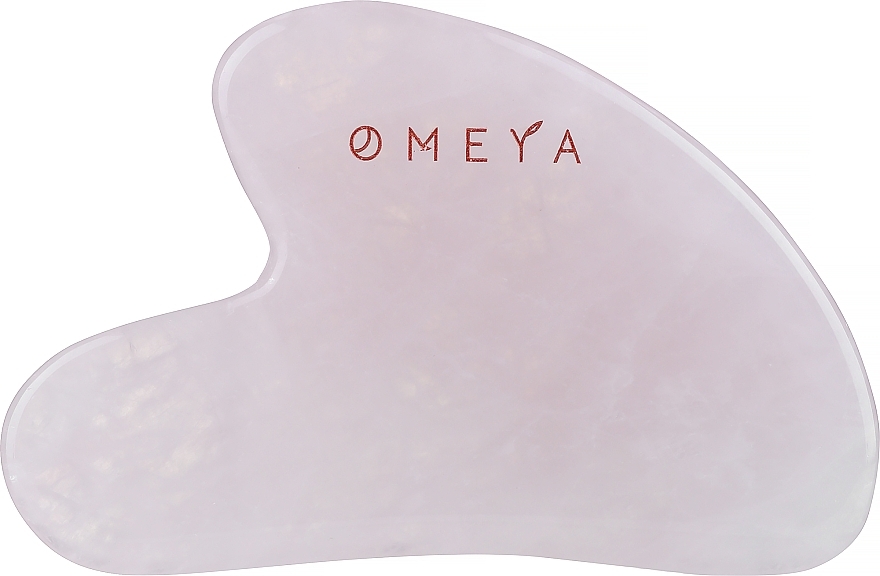 Масажер для обличчя - Omeya Rose Quartz Gua Sha — фото N2