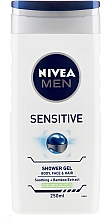 Гель для душу «Для чутливої шкіри»  - NIVEA MEN Sensitive Shower Gel — фото N4