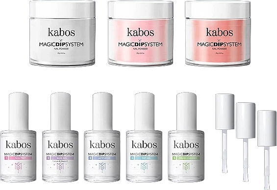 Набор, 11 продуктов - Kabos Magic Dip System Rose Set — фото N2