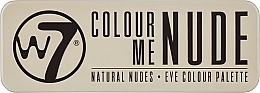 Палетка теней - W7 Natural Nudes Eye Colour Palette — фото N2